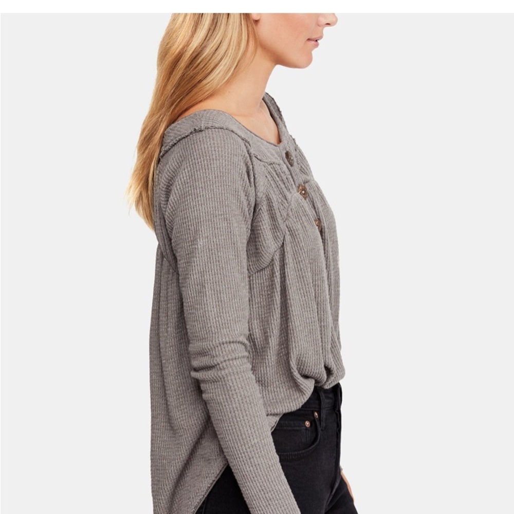 NEW Free People NWT Must Have Henley - Picture 4 of 7